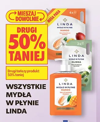 Mydło w płynie Linda promocja w Biedronka