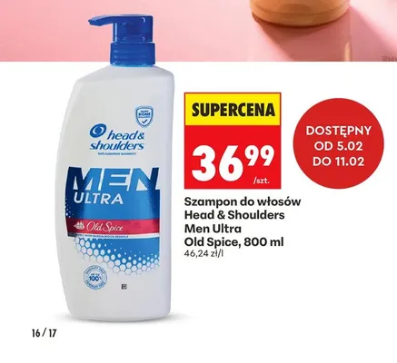 Szampon do włosów Men Ultra Old Spice promocja w Biedronka