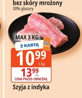 Szyja z indyka promocja w Leclerc