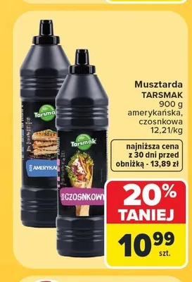 Musztarda Tarsmak amerykańska promocja w Carrefour