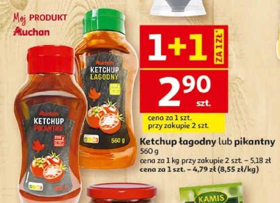Ketchup pikantny Auchan promocja w Auchan
