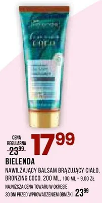 Nawilżamy balsam brazujący ciała bronzing body promocja w Drogerie Natura