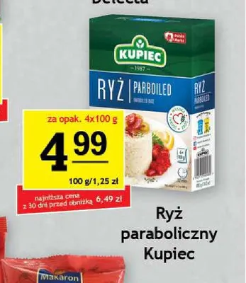 Ryż paraboliczny Kupiec promocja w Gram Market