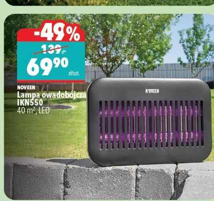 Lampa owadobójcza NOVEEN IKN550 40m2 LED promocja w Biedronka Home