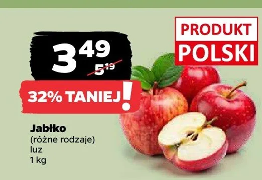 Jabłko polskie promocja w Netto