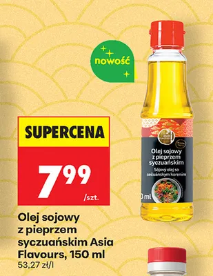 Olej sojowy z pieprzem syczuańskim Asia Flavours promocja w Biedronka