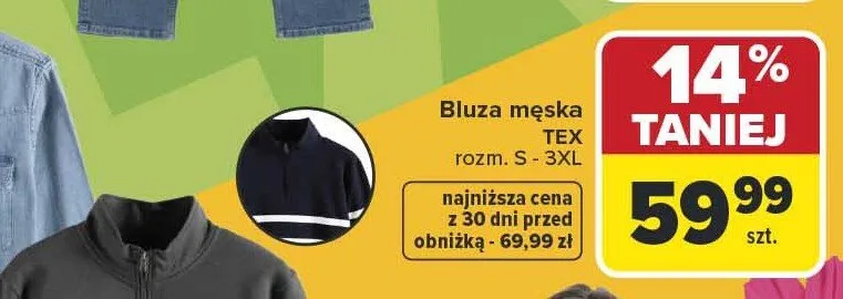Bluza męska promocja w Carrefour