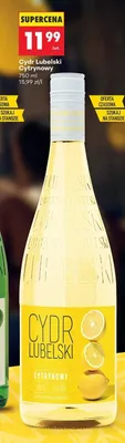 Cydr Cytrynowy promocja w Biedronka