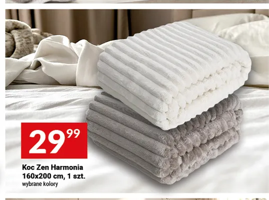 Koc Zen Harmonia 160x200 cm promocja w Twój Market