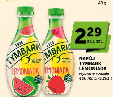 Napój Tymbark Lemoniada cytryna arbuz promocja w ABC