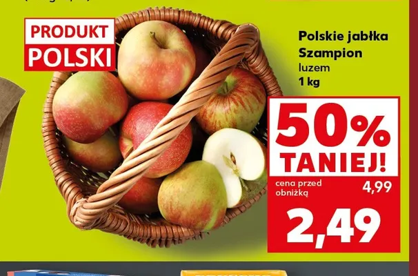 Jabłka polskie Szampion promocja w Kaufland