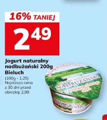 Jogurt naturalny nadbużański Bieluch promocja w Hitpol