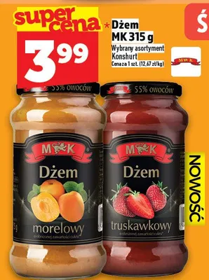 Dżem MK 315g promocja w TOPAZ