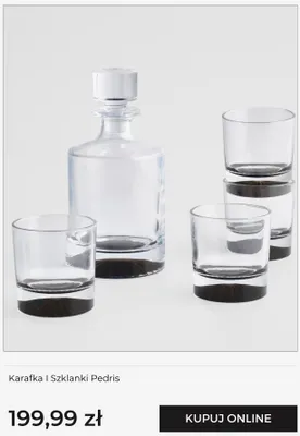 Zestaw karafka i szklanki home&you Pedris promocja w home&you