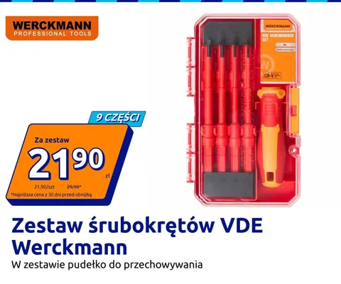 Zestaw śrubokrętów Vde Werckmann promocja w Action