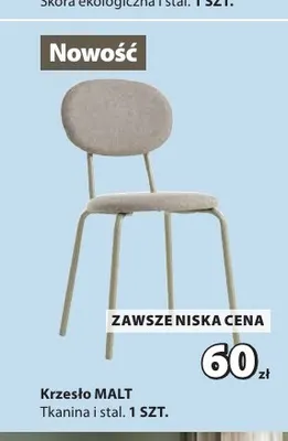 Krzesło Malt promocja w Jysk