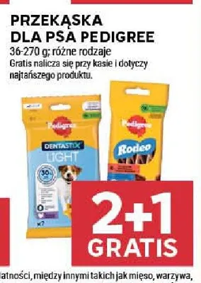 Przekąska dla psa Pedigree promocja w Stokrotka