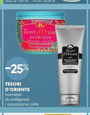 Krem pod prysznic Tesori d'Oriente Muschio Bianco promocja w Super-Pharm