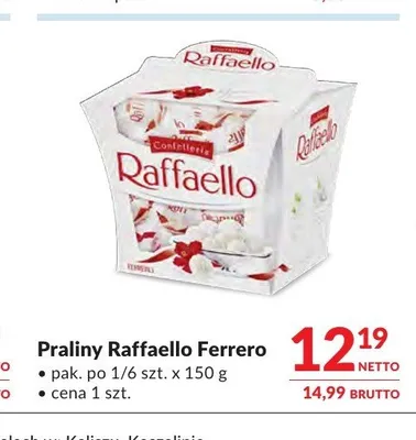 Praliny Raffaello Ferrero promocja w Makro