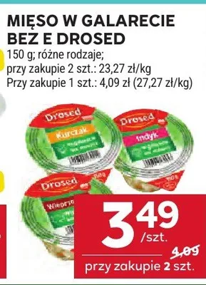 Mięso w galarecie Drosed promocja w Stokrotka