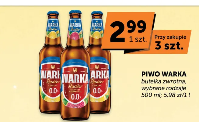 Piwo Warka promocja w Groszek