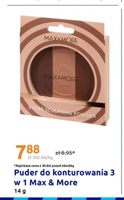 Puder do konturowania 3 w 1 Max & More promocja w Action