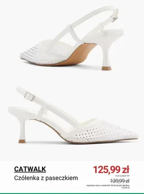 Czółenka z paseczkiem Catwalk promocja w Deichmann