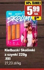 Kiełbaski Skolimki z szynki JBB promocja w API Market