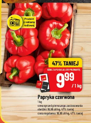 Papryka czerwona promocja w POLOmarket