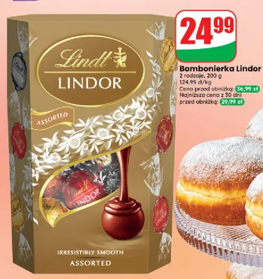 Bombonierka Lindor Lindt promocja w Dino