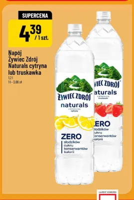 Napój Żywiec Zdrój Naturals truskawka promocja w POLOmarket