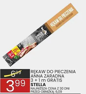 Rękaw do pieczenia anna zaradna 3m+1m gratis promocja w Wafelek