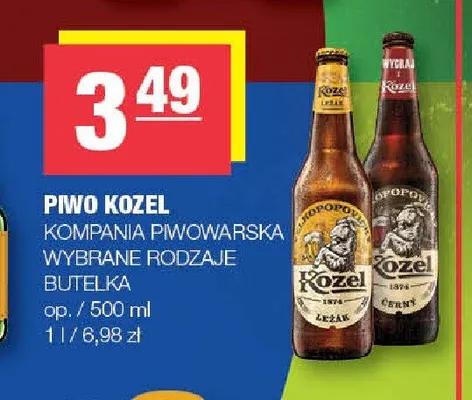 Piwo Kozel promocja w SPAR