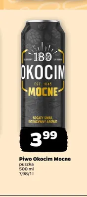 Piwo Okocim Mocne promocja w Netto