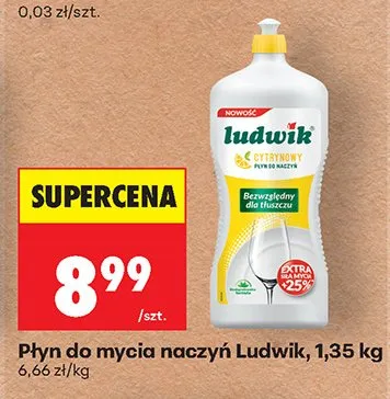 Płyn do mycia naczyń cytryna promocja w Biedronka