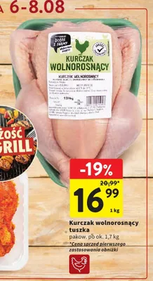 Kurczak wolnorosnący tuszka Dobre z Farmy promocja w Intermarche