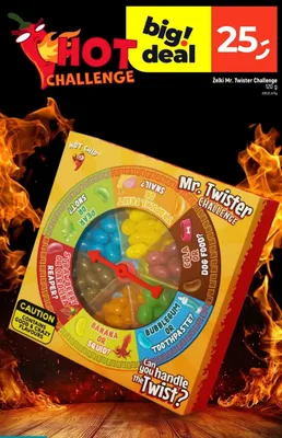 Żelki Mr. Twister Challenge Hot Chip promocja w Dealz