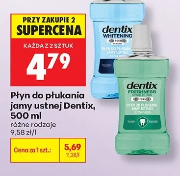 Płyn do płukania jamy ustnej Dentix promocja w Biedronka