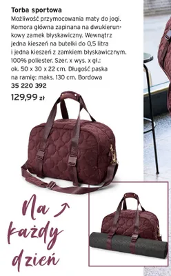 Torba sportowa Tchibo promocja w Tchibo