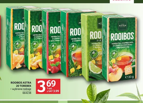 Herbata Rooibos Astra klasyczny promocja w Selgros