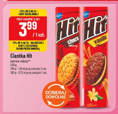 Ciastka Hit Choco Bahlsen promocja w POLOmarket