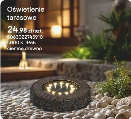 Oświetlenie tarasowe promocja w Castorama