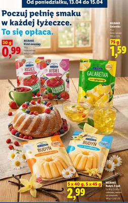Budyń, 5-pak czekolada, wanilia lub śmietanka promocja w Lidl