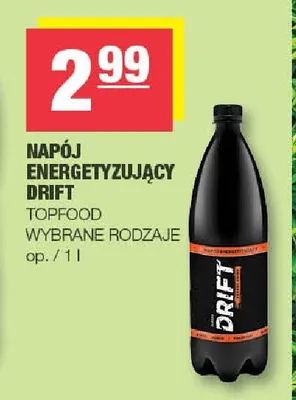 Napój energetyzujący Drift promocja w SPAR