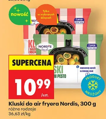 Kluski do air fryera różne rodzaje promocja w Biedronka