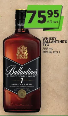 Whisky Ballantine's 7YO promocja w ABC