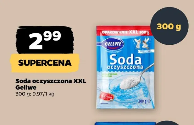 Soda oczyszczona XXL Gellwe promocja w Netto