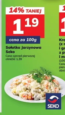 Sałatka jarzynowa Seko promocja w Hitpol