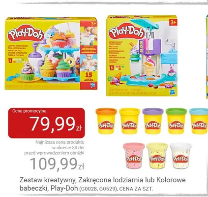 Zestaw kreatywny Zakręcona lodziarnia Play-Doh promocja w Smyk