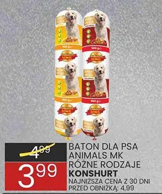 Baton dla psa Animus.Mjk różne rodzaje Konshurt promocja w Wafelek
